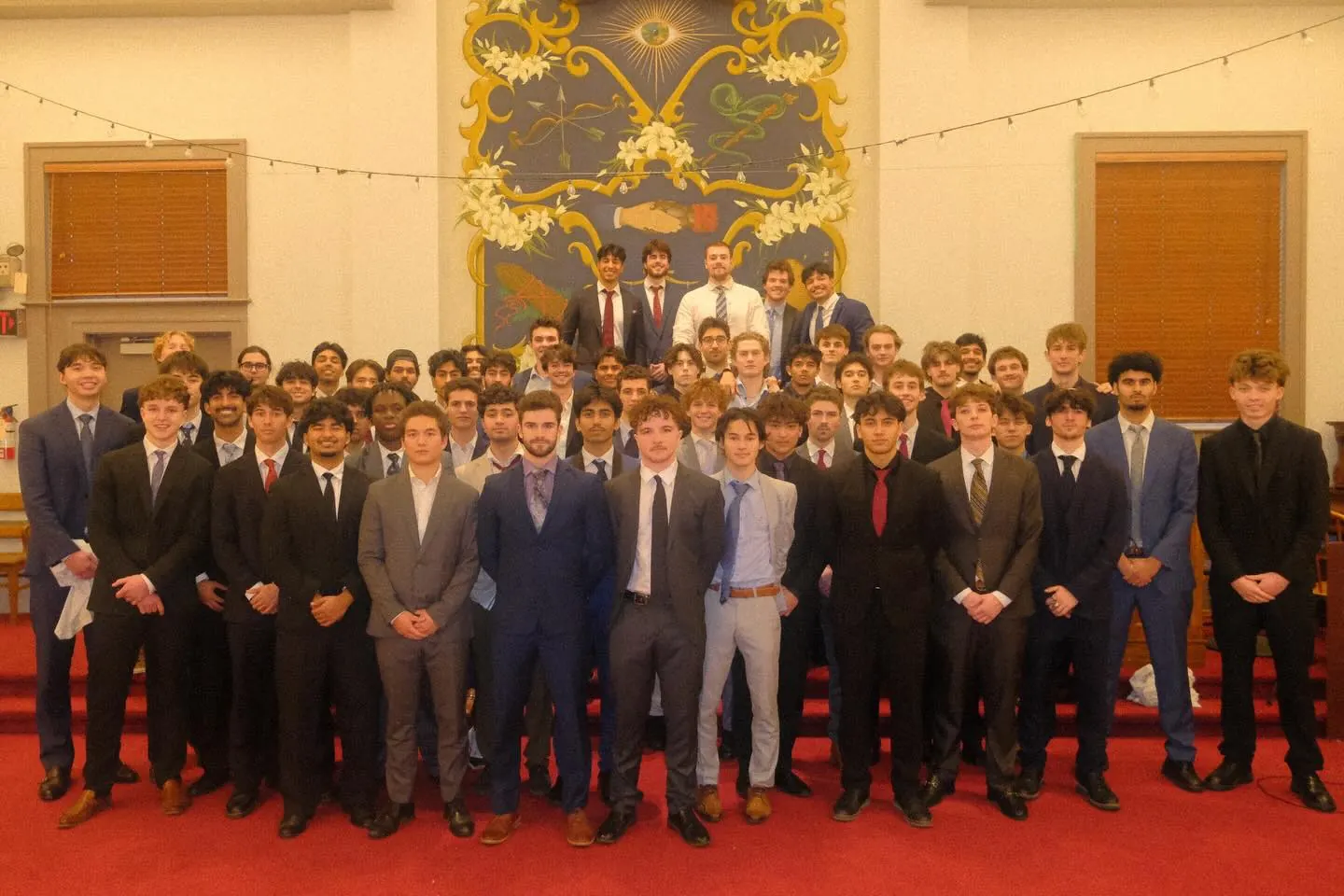 The brothers of Delta Omicron, fall 2025